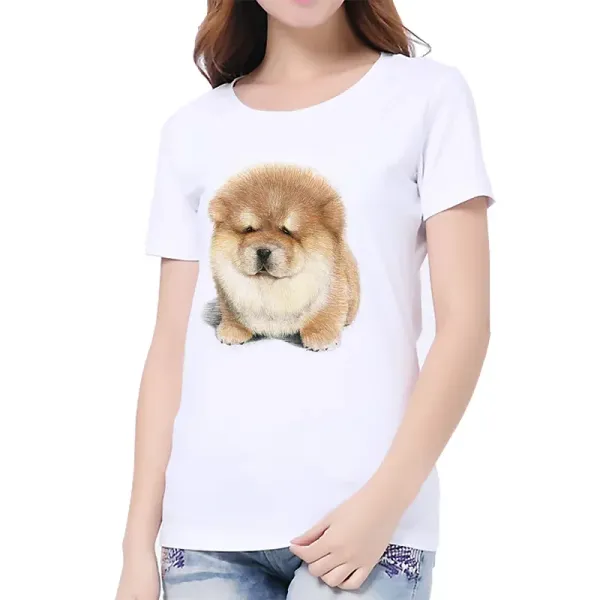 Season Women's T-shirt Cat Dog 3D Printed Women's Casual Top Base Shirt Aesthetic Clothes Vintage Clothes  Oversized T Shirt Tee