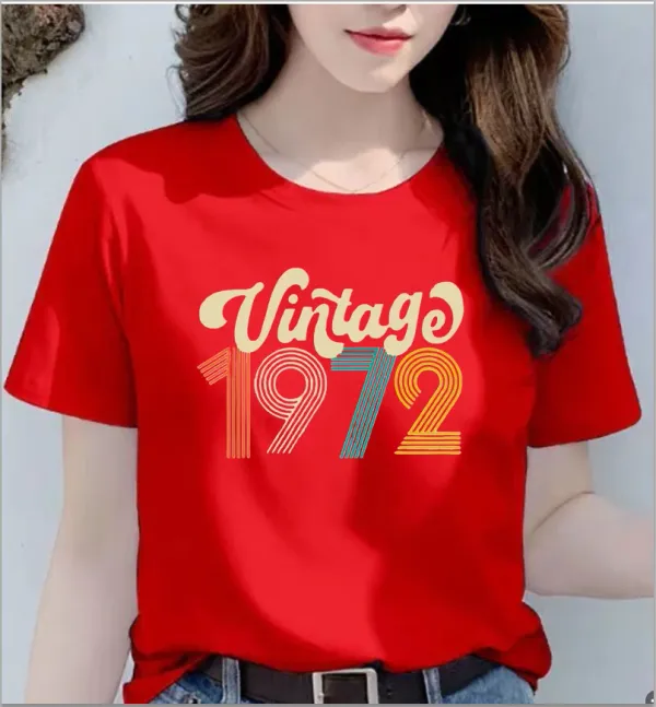 Retro Casual Alphanumeric Men's and Women's T-shirt Base Short Round Neck Kawaii Clothes  Harajuku  Gothic  Tops  Aesthetic TEE