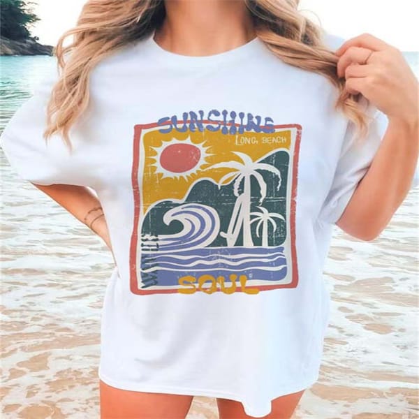Printed Vintage Retro Modern Graphic Summer Short Sleeved Casual O-Neck Women's Cartoon Pattern Women's Clothing Trend T-Shirt.