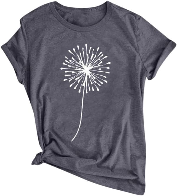 Women's T-Shirt Summer Casual Crewneck Short Sleeve Shirts Dressy Casual Graphic Short Sleeve Cute Tunic Tops