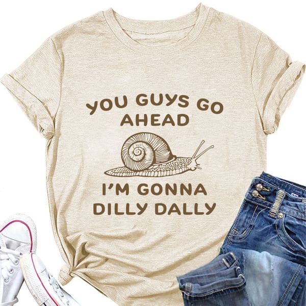 Summer crew-neck loose T-shirt you guys go ahead i'm gonna print new fashion casual short-sleeved top women's pullover