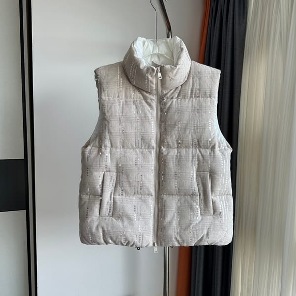 Women's Clothing sequined down jacket vest Winter New  02