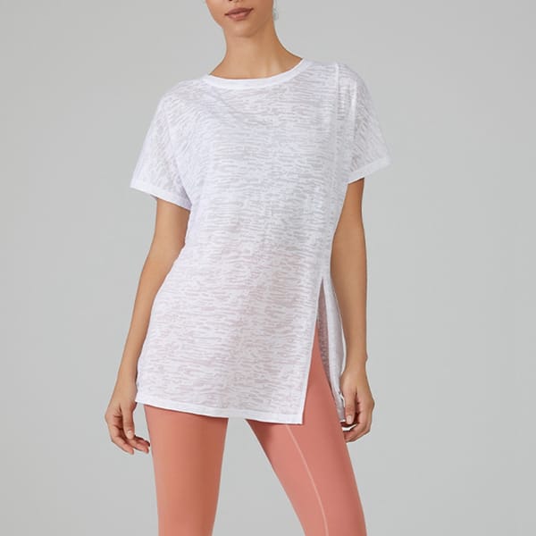 2024 Women's Casual Yoga Crop Tops Breathable Gym Sports Loose Running Yoga Shirts Quick Dry Workout Tops For Women Clothing