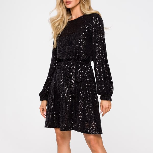 2024 New Women'S Holiday Party Cocktail Party Sparkling Beaded Dress Fashion Temperament Elegant Sexy Sequined Evening Vestidos