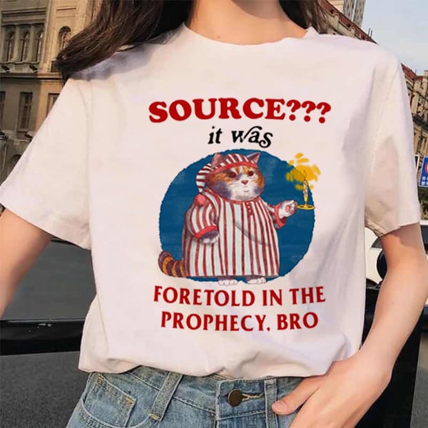 Harajuku Women's 90s Cartoon Round Neck Cat Print Short Sleeved Trendy Casual T-Shirt Clothing Women's Printed Summer T-Shirt.
