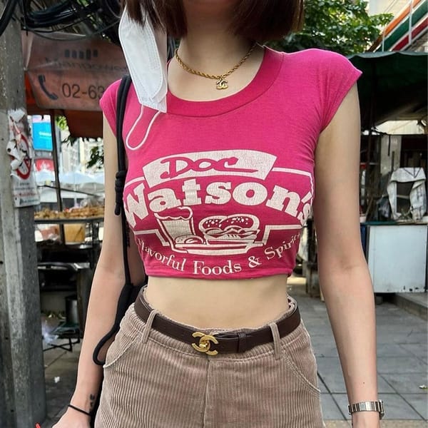 Aesthetic Slim Fit Punk Emo Girls Sexy Tee Gothic Vintage White Crop Tops Women's Streetwear Grunge Cute Baby Tee Y2k Clothes