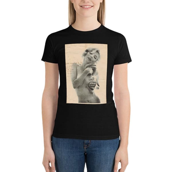 marilyn popart T-Shirt cute tops korean fashion Women's summer blouses 2024