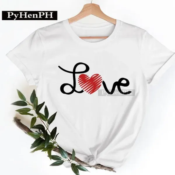 Floral Love Floral Love Men's and Women's Short Sleeved Loose T-shirts Graphic Oversized Tshirt  Y2k Tops Kawaii Clothes Tee