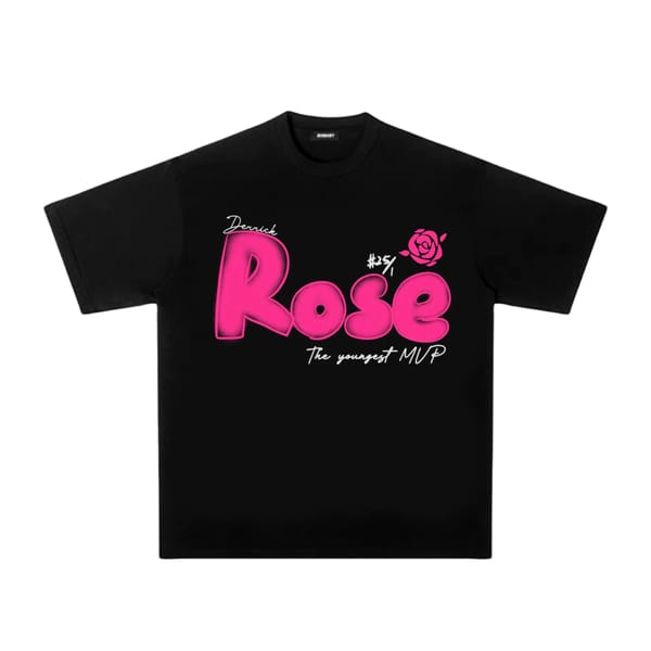Rose T Shirt Y2k Clothing Street Wear Tshirt Summer T-shirt Hip Hop Cartoon Retro Men's Women's Short Sleeves Tops Harajuku Tees