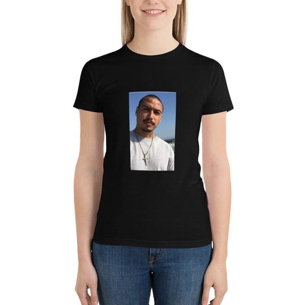 On my block spooky T-Shirt lady clothes aesthetic clothes summer clothes Women's summer blouses 2024