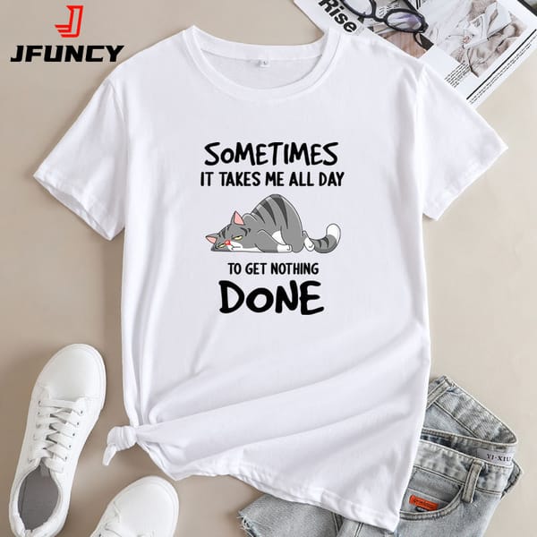 JFUNCY Women Tee Shirt 2024 Fashion Tshirt Short Sleeve Women's Clothing Female Summer T-shirts Woman Harajuku Streetwear Tops